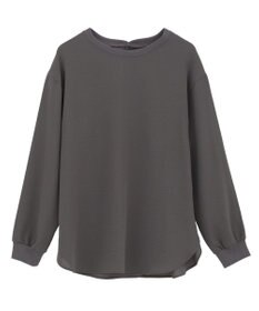 YECCA VECCA リブMIXジョーゼットブラウス