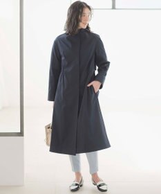 組曲 L 【WEB限定】コットンライクツイル スタンドネックコート