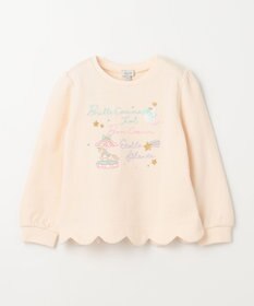 ANY KIDS 裏毛 スカラップ トレーナー