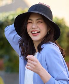 ANY 【吸水速乾/UVケア】プレート付ブレードハット