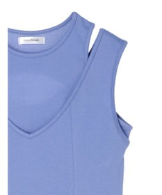 Green Parks カットワークデザインカットソーワンピース