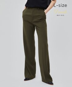 BEIGE， 【洗える・L-size】ALAINA / ワイドストレートパンツ