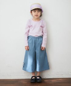 ANY KIDS デニム ガウチョパンツ