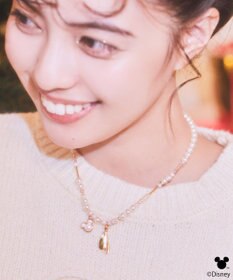 earth music&ecology 【予約】Disney/ミッキーモチーフビーズネックレス