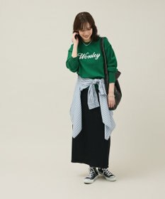 Green Parks ブークレ－ロゴニットプルオーバー