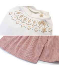 PET PARADISE ノルディック柄ワンピース《ホワイト》小型犬