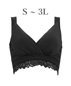 BRADELIS New York 【BRADELIS Me / ノンワイヤーブラジャー】オールインワンブラ ナイトブラ 補正 下着 24時間ラクに着用 綿混 しっかりフィット ブラデリス ME122105