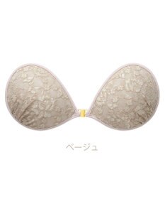 BRADELIS New York 【NuBra / ナチュラルタイプ】ヌーブラ・エアーライト クラシカルブーケ   蒸れにくい バックレス コレクション デザインヌーブラ 正規品