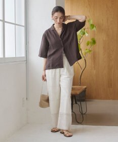 WEGO 【ANGIE VINTAGE】接触冷感開襟シャツ