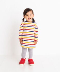 MIKI HOUSE HOT BISCUITS 【80-120cm】ボーダーワンピース