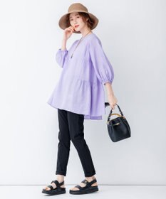 23区 バンブーハンドルミニショルダーバッグ