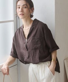 WEGO 【ANGIE VINTAGE】接触冷感開襟シャツ
