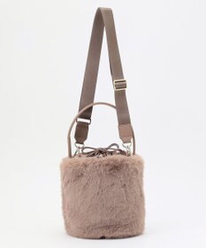 TOCCA 【ショルダー取り外し可能】MILKY TEA FURBAG ファーバッグ