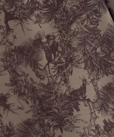 YECCA VECCA サファリ柄フレアシャツワンピース