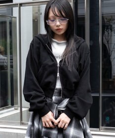 WEGO ショートZIPパーカー