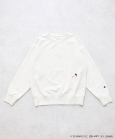 earth music&ecology チャンピオン　ハローキティ×ｅｍａｅ裏毛プルオーハ