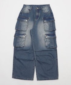 WEGO マルチポケットデニムパンツ