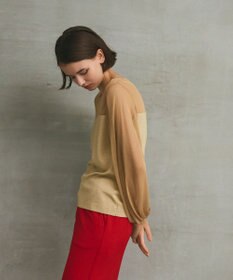 GRACE CONTINENTAL ラメコンビシアーニット