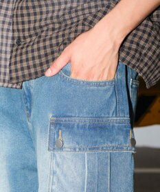 WEGO マルチポケットデニムパンツ