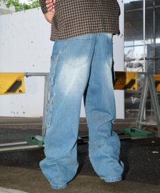 WEGO マルチポケットデニムパンツ