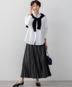 23区 L 【滝沢眞規子さん着用/mi-molletコラボ/洗える】CANCLINI デザイン シャツ