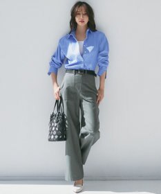 23区 【CLASSY.5月号掲載/洗える】CANCLINI ベーシック シャツ