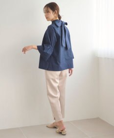 Feroux 【洗える】パールポイントテーパード パンツ