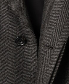 J.PRESS MEN 【ARTHUR HARRISON】 2080ヘリンボンフランネルチェスター コート