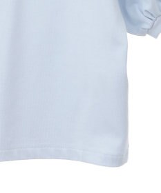 earth music&ecology ロゴプレート付きパフスリーブプルオーバー