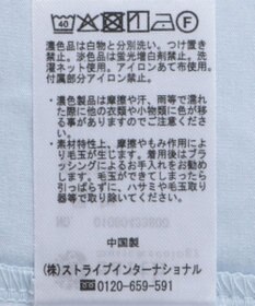 earth music&ecology ロゴプレート付きパフスリーブプルオーバー