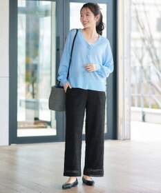Tiaclasse 総レースワイドパンツ