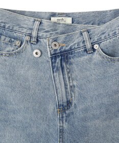 earth music&ecology ウエストアシメデニムパンツ