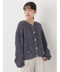 earth music&ecology ファンシーツイードカーディガン