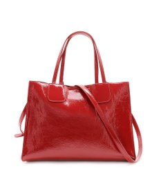 MioFIRANO ホースシューエナメルハンドバッグ 2WAY　FIRANO フィラノ