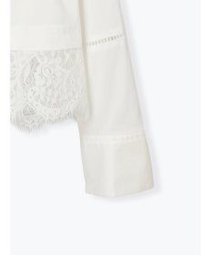 Te chichi スカラップレース切替シャツブラウス