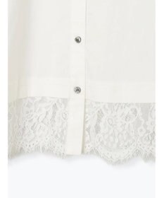 Te chichi スカラップレース切替シャツブラウス