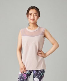 Chacott HandsomeCotton チュールノースリーブTシャツ