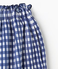 組曲 KIDS 【110-140㎝】ギンガムチェックプリーツ スカート