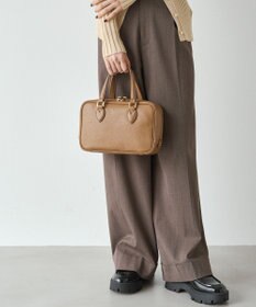 russet 【2025AW新作】シュリンクレザー2WAYミニボストンバッグ(CE-1581)