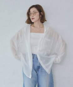 WEGO 【2026年春夏新作】シアーフードシャツ