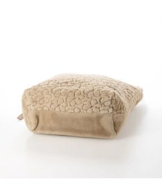 UNBILLION cachecache 花刺繍エコファーワンハンドルバッグ