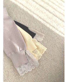 Feroux レースコンビ ニット