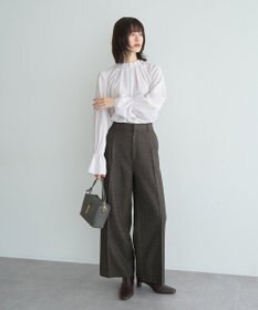 YECCA VECCA タックデザインブラウス