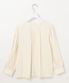 ANY SIS S 【低身長企画】フェミニンギャザー ブラウス