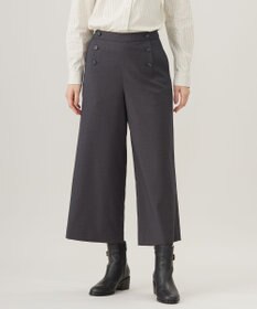 J.PRESS LADIES L 【洗える】T/Rウォッシャブルギャバ マリン パンツ