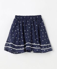 ANY KIDS ネコ×ドット スカート