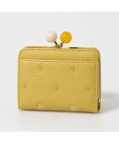 UNBILLION ペルケ perche / アクリル玉ドット刺繍・ジャバラカードウォレット
