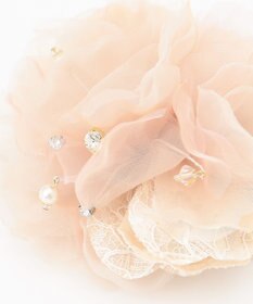 ANY SIS 【チャーム付き】レースミックス コサージュ