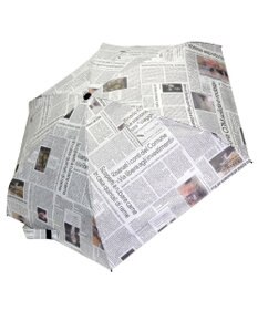 +RING レディース向け プラスリング 晴雨兼用折傘 PAPER-WHT T1196 sunshield