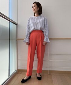 UNFILO 【VERY.3月号掲載/洗える/ストレッチ】ハイウエストカラーパンツ